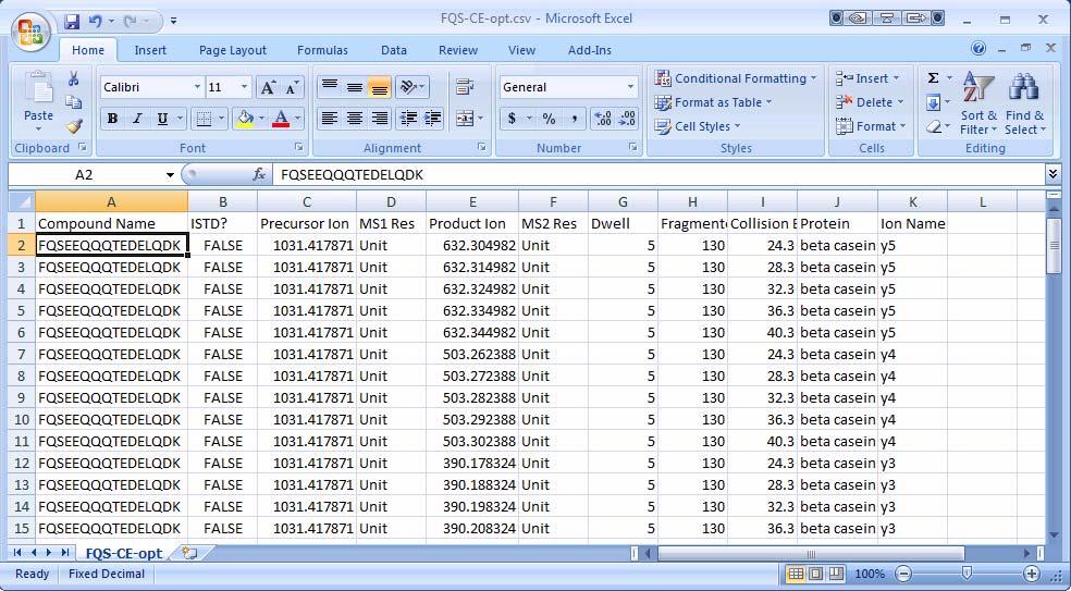Format of CSV file The format of the CSV file that contains the Transition List is: Figure 13 CSV file for the Transition List Each transition has five rows in the transition list.