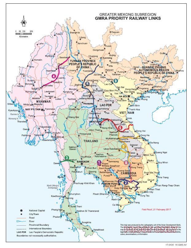 TA Accomplishment Agreed on Priority Missing Links Link 5: LAO PRC Boten/Mohan Link 9: VIE PRC Hekou/Lao Cai Link 4: MYA PRC Muse/Ruili Link 3: MYA THA Dawei/ Banpunamron Link 1: CAM THA
