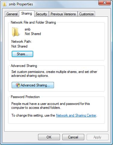 5 From the Start menu, click [Control Panel] - [Network and Internet] - [Network and Sharing Center]. 6 In [File sharing] of [Sharing and Discovery], click [Turn on file sharing].