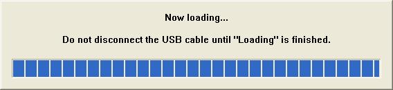 (6) The following progress bar will be displayed while the E10A-USB emulator firmware is being written. Figure 6.