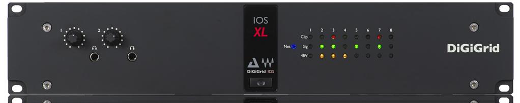 3.2 Adding More I/Os to Your System Add a DiGiGrid IOX and you pick up another 12 mic inputs, 6 line outs, and 4