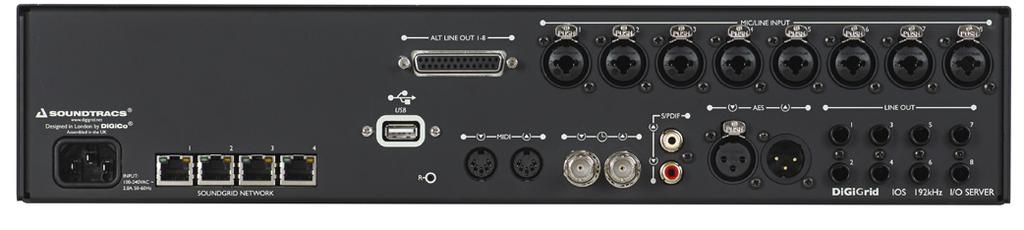 You can add up to eight SoundGrid I/O devices to a single host.