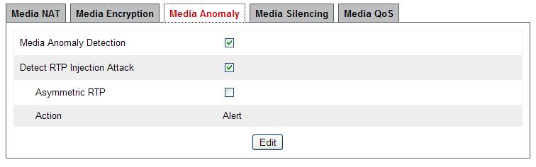 The Media Anomaly tab shows Media
