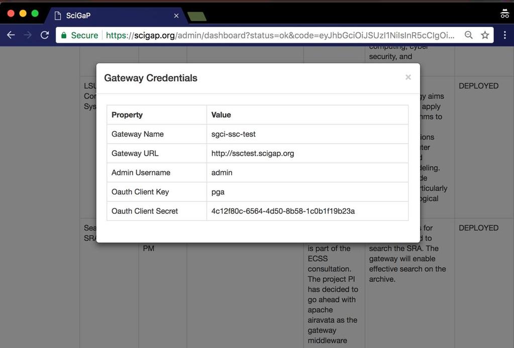 Deploy the Gateway 1. Clone Airavata from git a. git clone https://github.com/apache/airavata.git 2. Navigate to a. cd airavata/dev-tools/ansible/inventories/scigap 3.