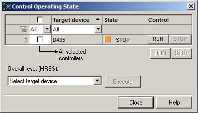 Starting and stopping the system 14.3 Mode selector switch on the software side and the hardware side 14.