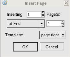 Click 'Close' on the 'Edit templates' button and you will be back at the first page with the text.