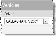 The Pick List used at the time of updating becomes the default Pick List. 4. Click the Driver drop-down button. 5.