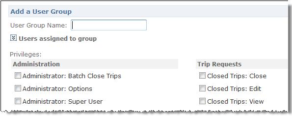 278 Security Overview 2. Click to display the Add a User Group screen. Click to display a list of users assiged to the group 3.