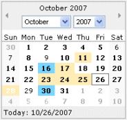 28 Triptracker Calendar 5. Click to select a Note Type other than the default.