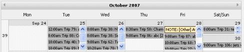 To edit or delete a note, double-click on the note in the Calendar to