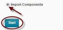 5 Learning Technology Center Edit Course July 6, 205 2) Click on Import / Export / Copy Components.