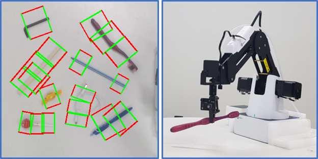 Real-Time, Highly Accurate Robotic Grasp Detection using Fully Convolutional Neural Networks with High-Resolution Images Dongwon Park, Yonghyeok Seo, and Se Young Chun arxiv:1809.0588v1 [cs.