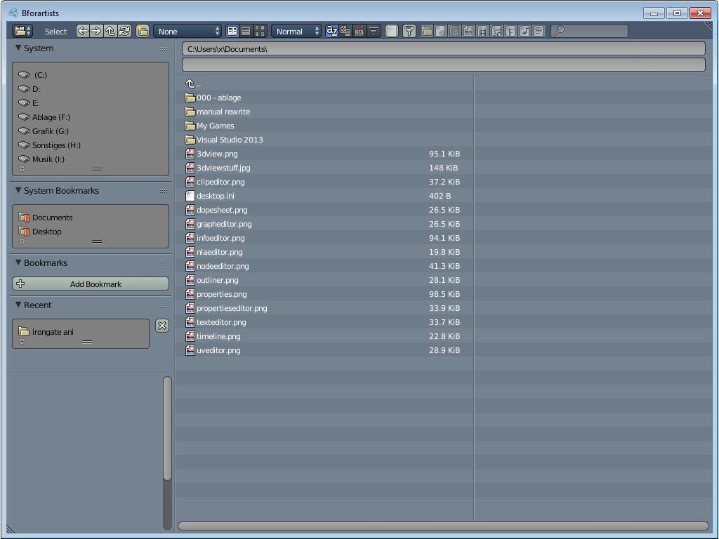 With a list of the last performed operations. Including error messages. This editor is in all layouts.