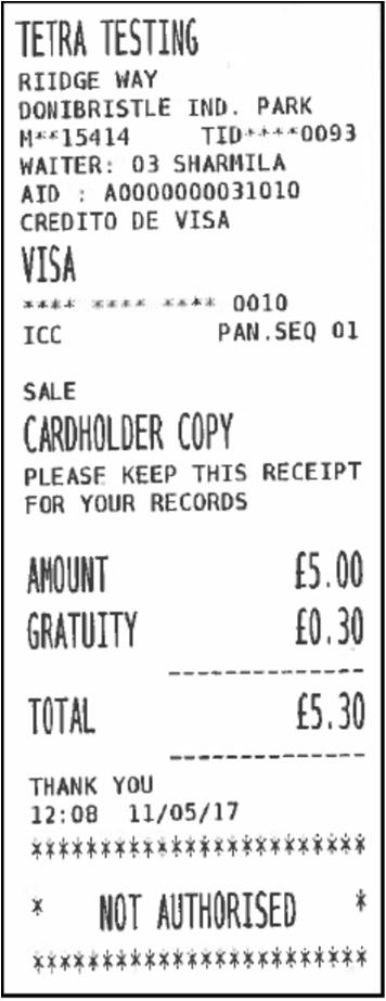 Not Authorised Receipts Page 60