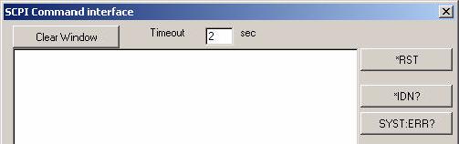 Sending SCPI Commands Via the Web Interface You must be in the Allow Full Control mode to send instrument commands to the 34980A.