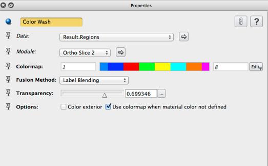 Color wash to Ortho slice Blend two slices to view together
