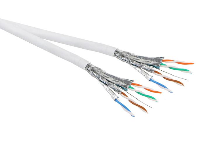 COPPER PRODUCTS Excel Category 6 A F/FTP Patch Leads - LSOH Excel Category 6A patch leads consist of 4 twisted pairs of 26AWG stranded copper wires, an aluminium/polyester foil tape provides an