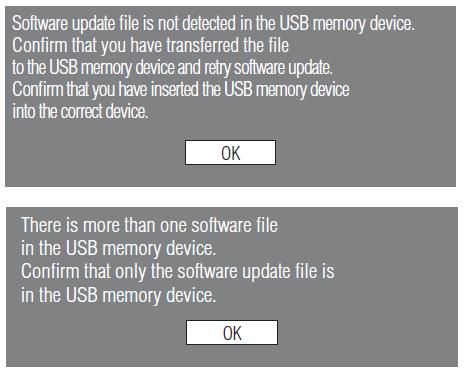 Update from USB Memory Device 5. Go to Manual Update menu. Press [ENTER] on 9. During the data checking, Checking blinks. remote control.