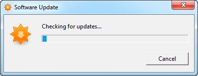 Checking for updates To manually check for updates, click the "Update" button in the main menu of your TurboStream