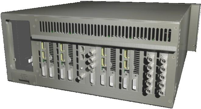 Xpander Rackmount Elite is a 4U rackmount PCI Express (PCIe) expansion enclosure that enables connection of graphics or other controllers to a host computer.