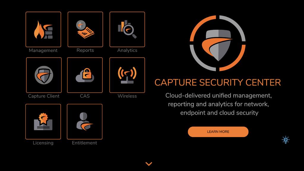 Capture Security Center (CSC) gives you everything you need for comprehensive management, accessible from a single functionpacked interface.