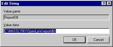 Chapter 6 OpenLynx Registry Settings 8. Select Export Registry File from the Registry menu. 9. Select Drive A: from the Save in drop down list box, type in the File name and press the Save button.