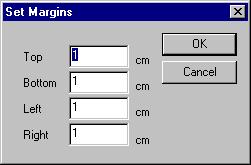 Chapter 3 OpenLynx Browser 6. To change the margin settings for the printed report, press the Margins button. The Set Margins dialog is displayed. Figure 3.4 The Print Control dialog 7.