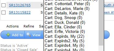 19 9. You will notice that the opening default of your Carts option will read Cart My Residential.