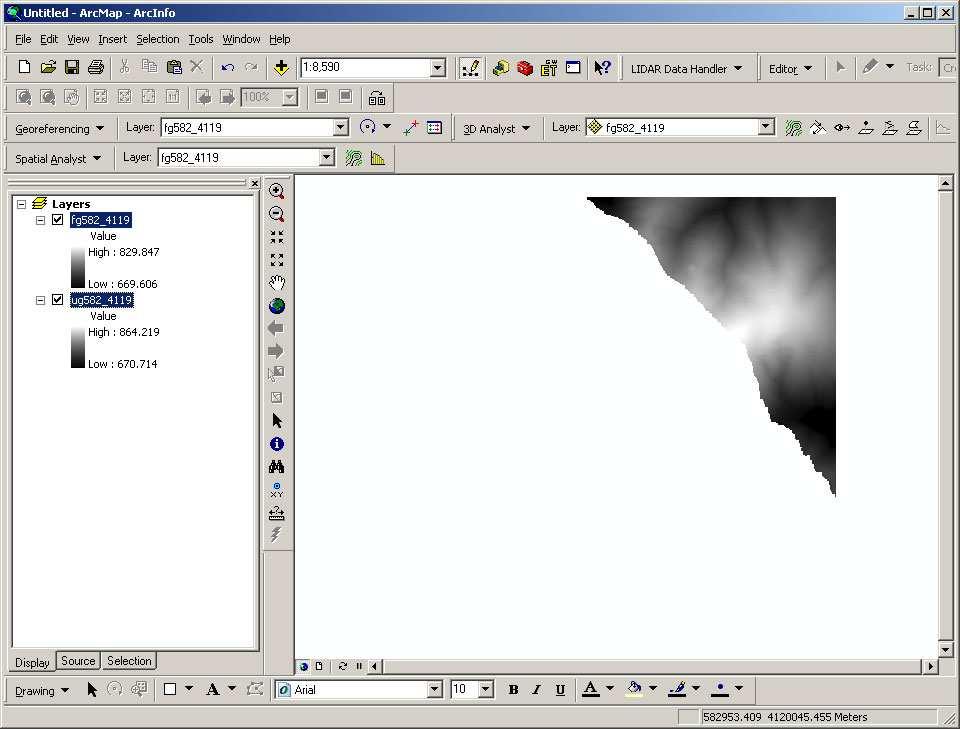 And the DEM is in ArcMap!