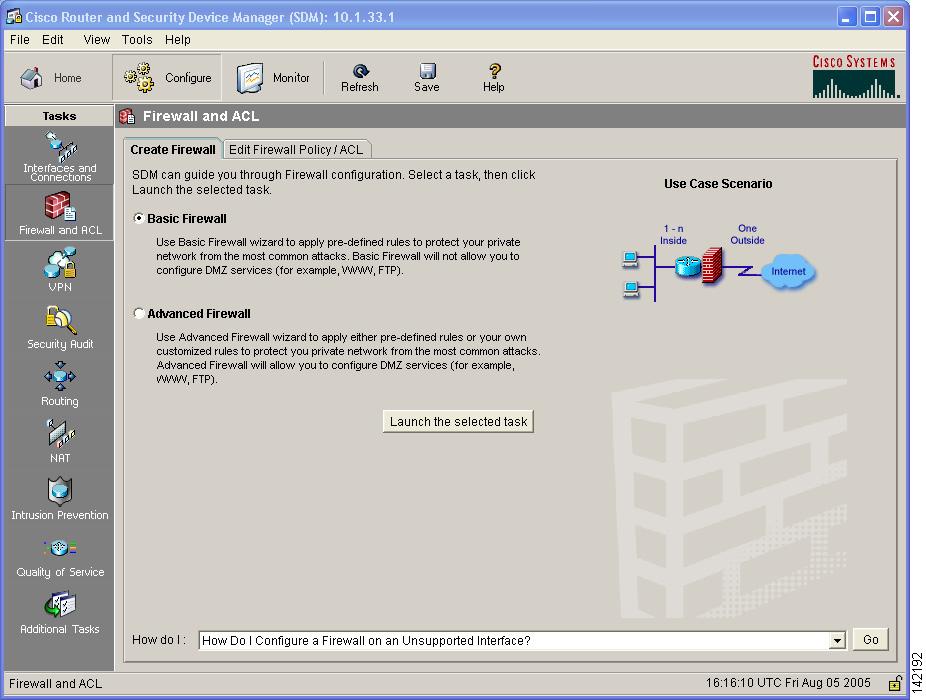Configuring a Basic Firewall Configuring a Basic Firewall A firewall is a set of rules used to protect the resources of your LAN. These rules filter the packets arriving at the router.