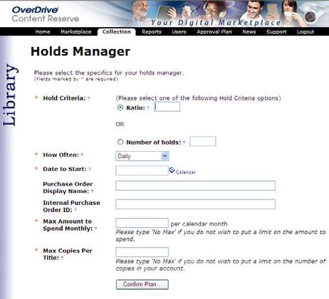 #7: Set up Holds Manager Action Item: Set up Holds Manager from the Quick Link in 'Marketplace'. What is Holds Manager? An automated way to fill digital holds. Why sign up?