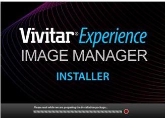 INSTALLING THE SOFTWARE USING THE CD ROM You must be connected to the Internet to install and run the Vivitar Experience Image Manager Software. 1. Insert the installation CD into your CD-ROM drive.