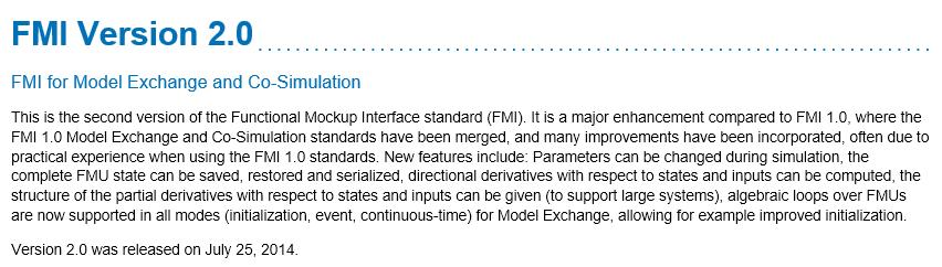 FMI web page: https://www.fmi-standard.
