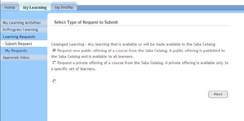 title of the course you are interested in signing up for in the Search text box.
