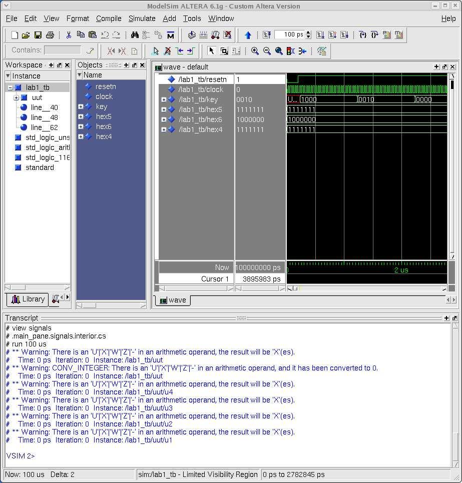 Again under EDA Tool Settings Simulation, specify a testbench in the NativeLink settings area by selecting Compile test bench and clicking on Test Benches.