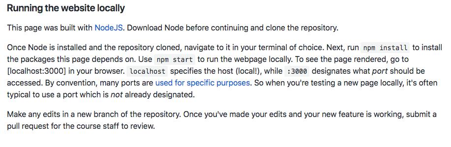 Using npm Let s say we wanted to run the course webpage Assume we ve installed npm, then clone the repository Run npm install in the