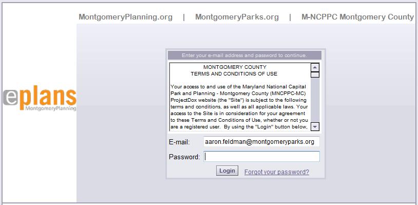 You can also open Internet Explorer and type in the address http://eplans.montgomeryplanning.org.