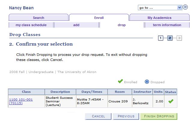 8. You will be asked to confirm your selection for deletion. Click the button to confirm the deletion.