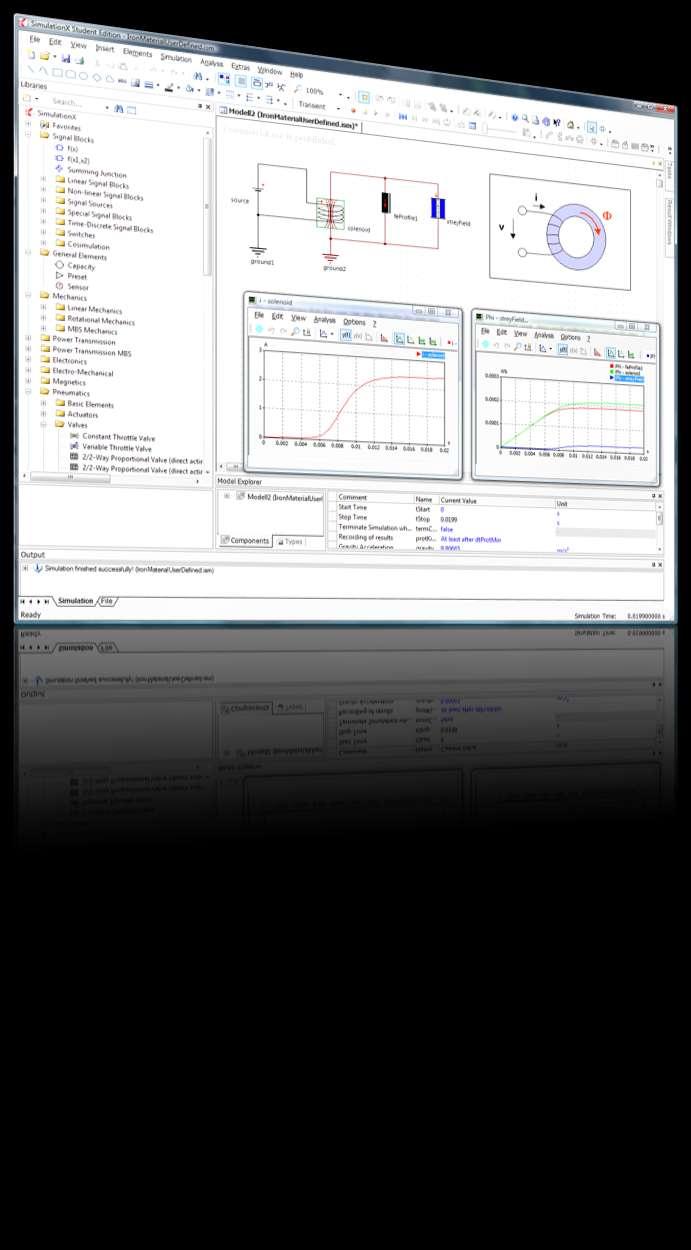 Process Integration: New SimulationX node (1) Technical Features: SimulationX v3.