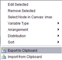 Workflow Creation and Edit from Excel (1) Variable nodes defined