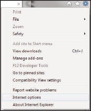 4 To set IE11 as your default browser: Open IE 11 Open the Tools menu and select Internet Options.