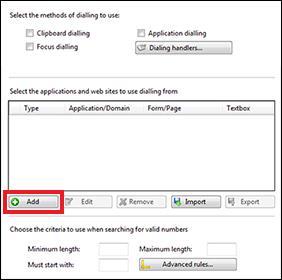 Dialling Configuration To dial out from within EMIS Web, dialling needs to be configured correctly.