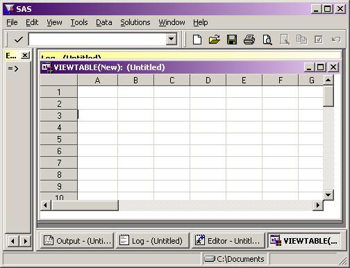 The dialog box that appears lists the variables in the data set, and allows you to specify Boolean operators (e.g., EQ, LT, GT) to create a specification to guide your search.