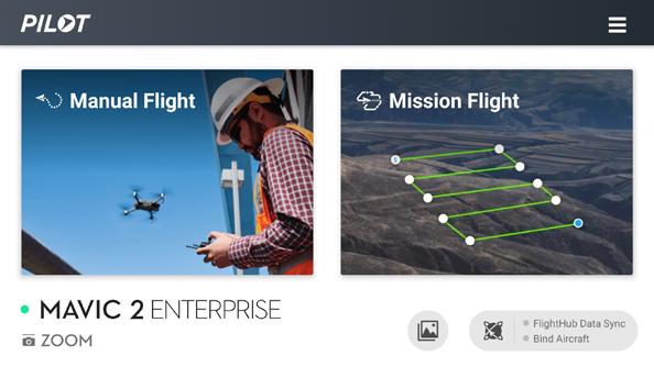 The DJI Pilot PE app supports Android 5.0 or later. Binding Your Device 1.
