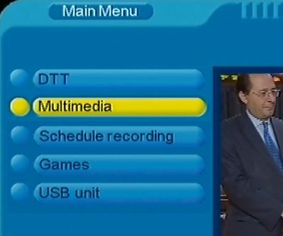 Multimedia PVR Use the buttons on the remote control to carry out the following operations : - Press / to highlight the folder - Press OK to open the highlighted folder - Press EXIT to return to the