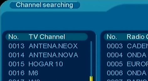 When the search ends, the screen returns to the Channel searching menu. Press EXIT to return to the DTT menu. To go to the Main Menu, press EXIT again.