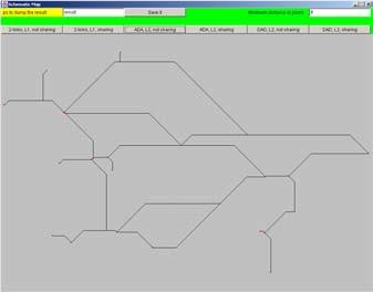 . (b) Fig. 6. Four screenshots of the prototype The first screen (original map) is used for opening the file with the data.