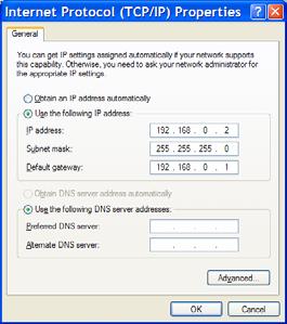 Changing an IP Address On Windows XP, to configure the IP address of a PC, first select Start, Connect To, Show All Connections Find the connection for the Network Adaptor you want to use (usually
