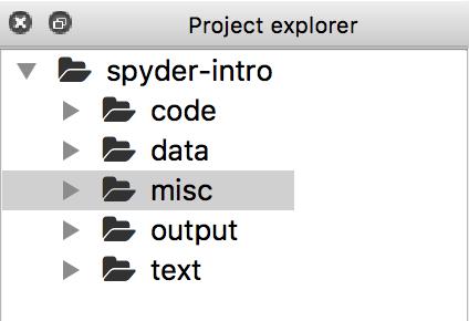 3 The basis Spyder GUI Here we will quickly look at the different parts of the Spyder GUI: (i) the project explorer, (ii) the IPython console, (iii) the script editor, and (iv) the plane combining