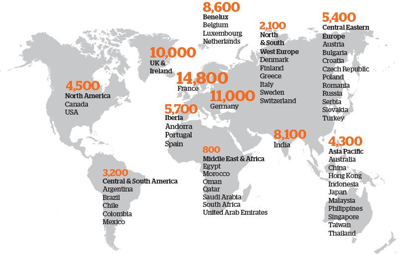 From local offices to global powerhouse Atos worldwide locations Key